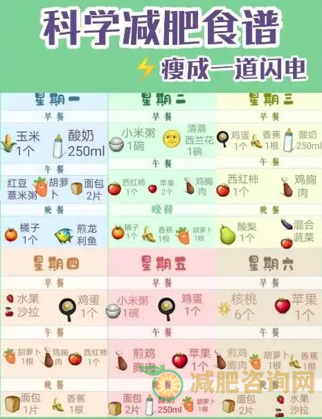 减肥食谱一周瘦10斤科学减肥-第1张图片-减肥咨询网
