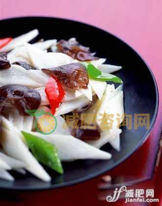 瘦肉山药炒木耳