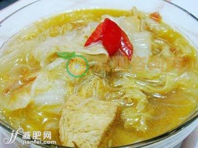 白菜炖豆腐