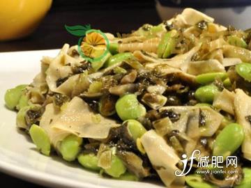 减肥晚餐怎么吃 百叶雪菜